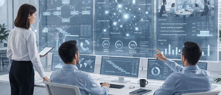 Managementsysteme, Orchestrierung Menschen und KI-Agenten, Digitalisierung